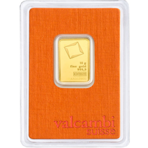 10 Gram Valcambi Gold Bar (New w/ Assay)