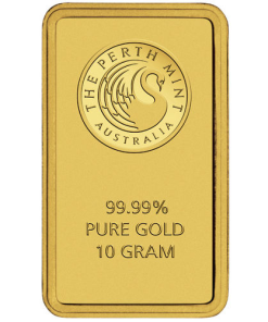 10 Gram Perth Mint Gold Bar (New w/ Assay)