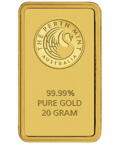 20 Gram Perth Mint Gold Bar (New w/ Assay)