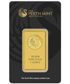 1 oz Perth Mint Gold Bar (New w/ Assay)