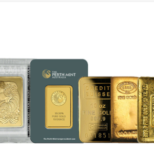 10 oz Gold Bar (Varied Condition, Any Mint)