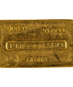 20 oz Engelhard Vintage Gold Bar (6-Digit Serial #, .998 Fine)