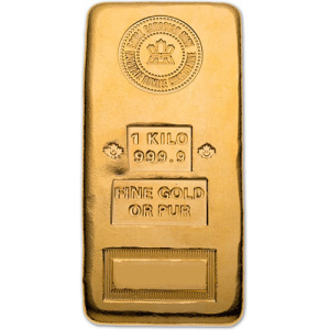 1 Kilo (RCM) Royal Canadian Mint Gold Bar