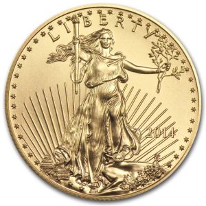 1/4 oz American Gold Eagle Coin (Random Year)