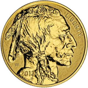 2013-W 1 oz Reverse Proof American Gold Buffalo Coin (Box + CoA)