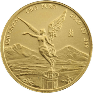 2020 1/20 oz Mexican Gold Libertad Coin (BU)