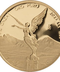 2022 1/10 oz Proof Mexican Gold Libertad Coin (In Capsule)
