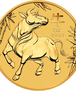 2021 1/10 oz Australian Gold Lunar Ox Coin (BU)