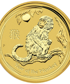 2016 1/2 oz Australian Gold Lunar Monkey Coin (BU)