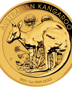 2021 1 oz Australian Gold Kangaroo Coin (BU)