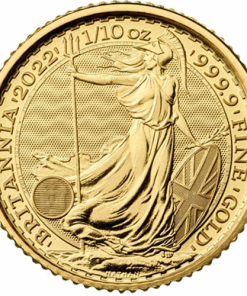 2022 1/10 oz British Gold Britannia Coin (BU)