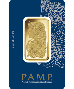 1 oz PAMP Suisse Fortuna Veriscan Gold Bar (New w/ Assay)