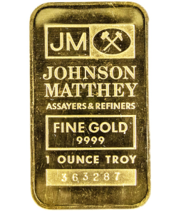 1 oz Johnson Matthey Gold Bar (Secondary Market)