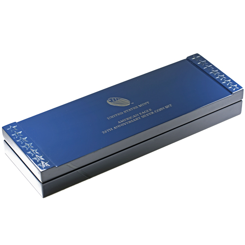 2011 American Silver Eagle 25th Anniversary 5-Coin Set (Box + CoA) - Image 5