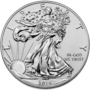 2019-S 1 oz American Silver Eagle Enhanced Reverse Proof Coin (Box + COA)