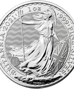 2021 1 oz British Silver Britannia Coin (BU)