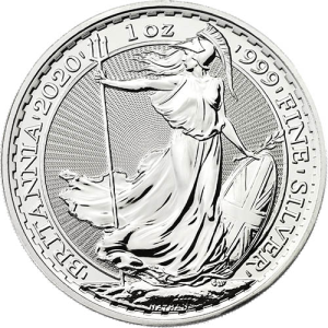 2020 1 oz British Silver Britannia Coin