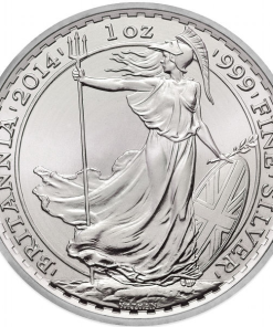 2014 1 oz British Silver Britannia Coin (BU)