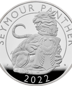 2022 10 oz Proof British Silver Tudor Beasts Seymour Panther Coin (Box + CoA)