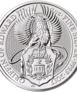 2017 2 oz British Silver Queen’s Beast Griffin Coin