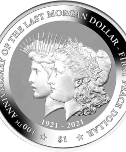 2021 1 oz British Virgin Islands Morgan and Peace Dollar Silver Coin (BU)