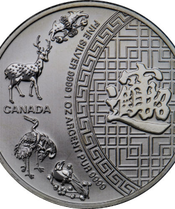 2014 1 oz Canadian Five Blessings Silver Coin (BU)