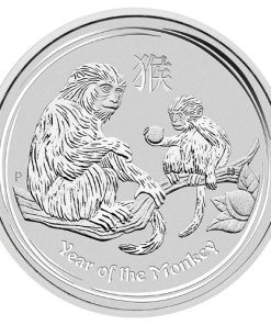 2016 2 oz Australian Silver Lunar Monkey Coin (BU)