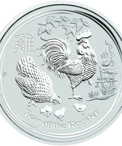 2017 1 oz Australian Silver Lunar Rooster Coin