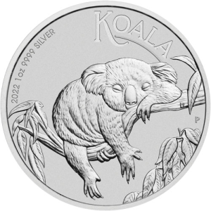 2022 1 oz Australian Silver Koala Coin (BU)