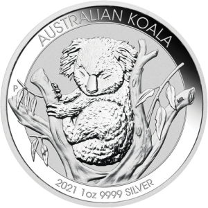 2021 1 oz Australian Silver Koala Coin (BU)