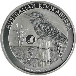 2016 1 oz Australian Silver Kookaburra Monkey Privy Coin