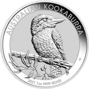 2021 1 oz Australian Silver Kookaburra Coin (BU)