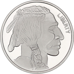 1 oz SilverTowne Buffalo Silver Round (New)