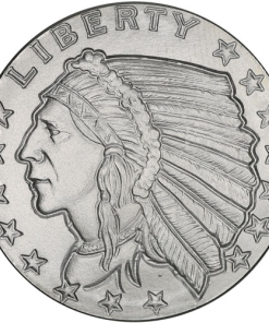 1/2 oz GSM Incuse Indian Silver Round (New)