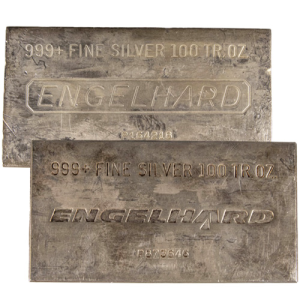 100 oz Engelhard Silver Bar (Secondary Market)